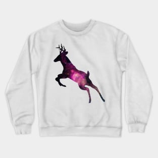 Deer and Galaxy Crewneck Sweatshirt